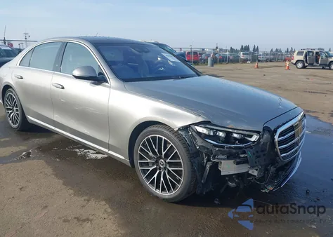 2021 Mercedes-Benz S 580 4Matic z USA, uszkodzony, nr VIN W1K6G7GB8MA045120